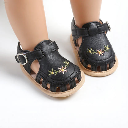 "Infant Baby Boys Girls Sandals, Summer Baby Wedding Dress Flat Shoes, Newborn Crib Shoes, First Walkers Prewalkers Shoes"