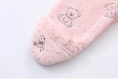 rcomll Newborn Baby Rompers – Spring Autumn Warm Fleece Cute Infant Costume, Kids Playsuit Jumpsuits, Baby Clothes 0-1Y Outwear
