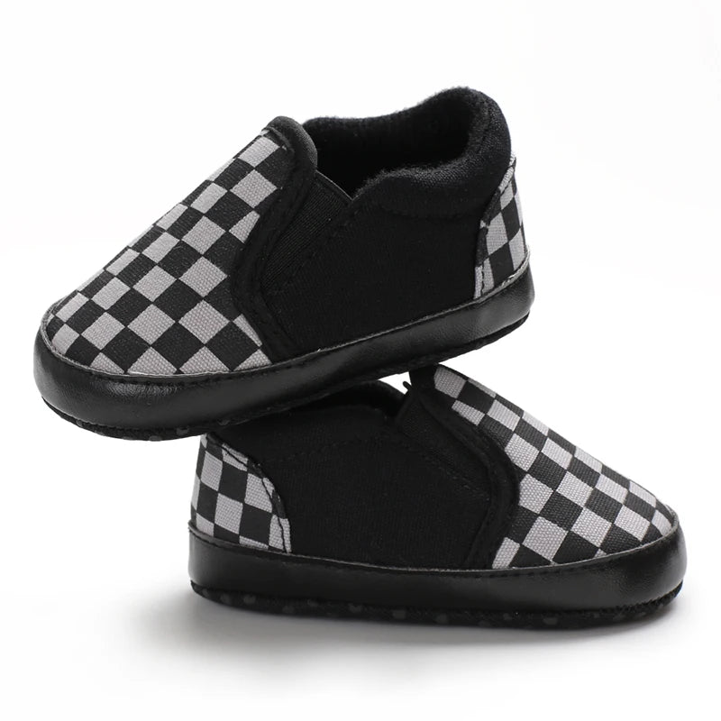 "VALEN SINA Fashion Casual Baby First Walkers – Newborn Kid Canvas Sneakers, Soft Sole Crib Shoes for Baby Boy & Girl, Prewalkers"