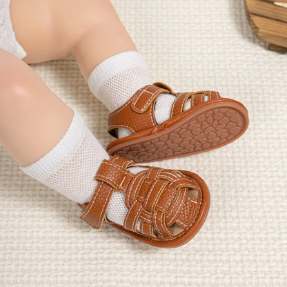 KID SUN Summer Breathable Baby Girls & Boys Sandals – Infant Casual Soft Rubber Sole, Anti-Slip Toddler Outdoor Walking Shoes"