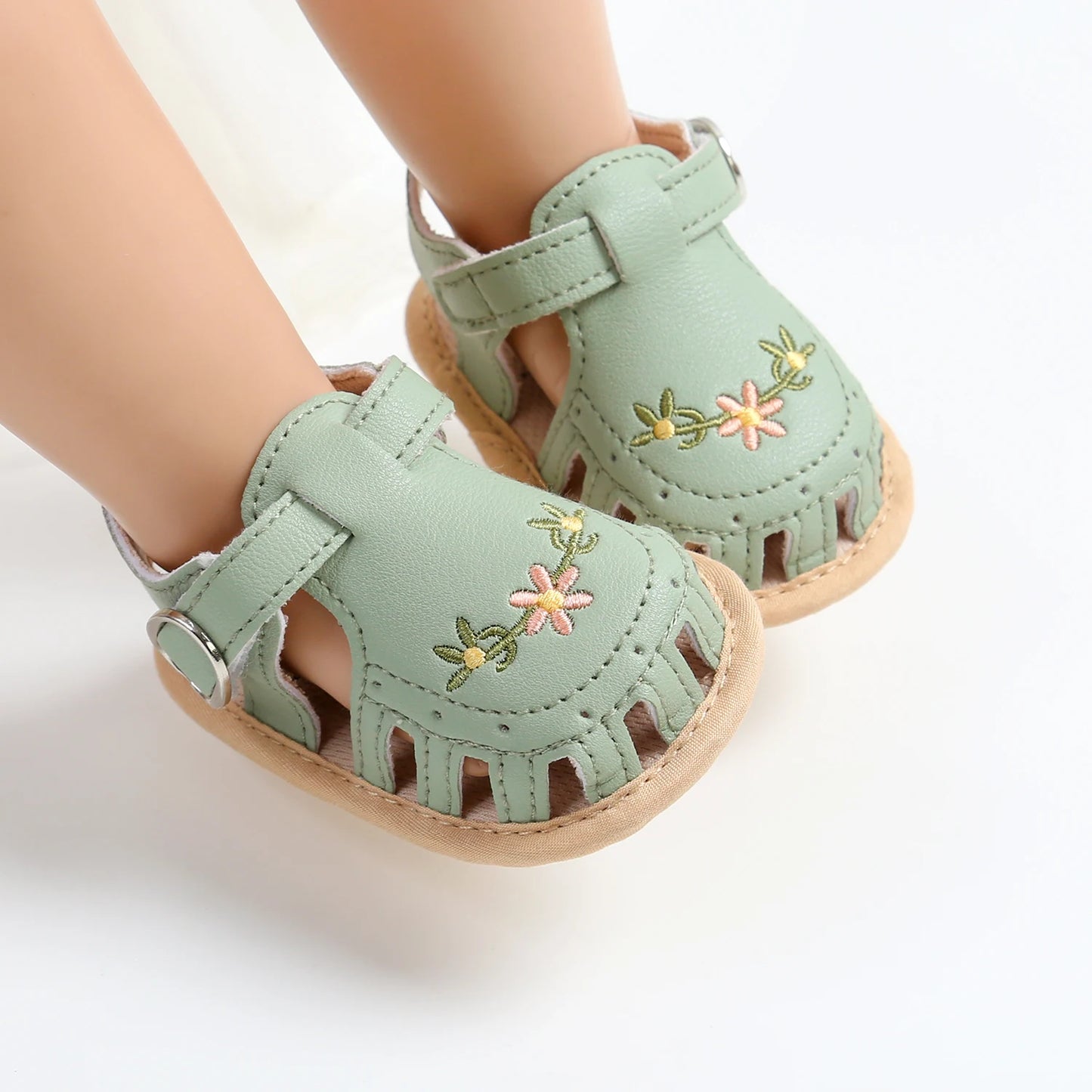 "Infant Baby Boys Girls Sandals, Summer Baby Wedding Dress Flat Shoes, Newborn Crib Shoes, First Walkers Prewalkers Shoes"
