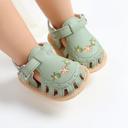 "Infant Baby Boys Girls Sandals, Summer Baby Wedding Dress Flat Shoes, Newborn Crib Shoes, First Walkers Prewalkers Shoes"