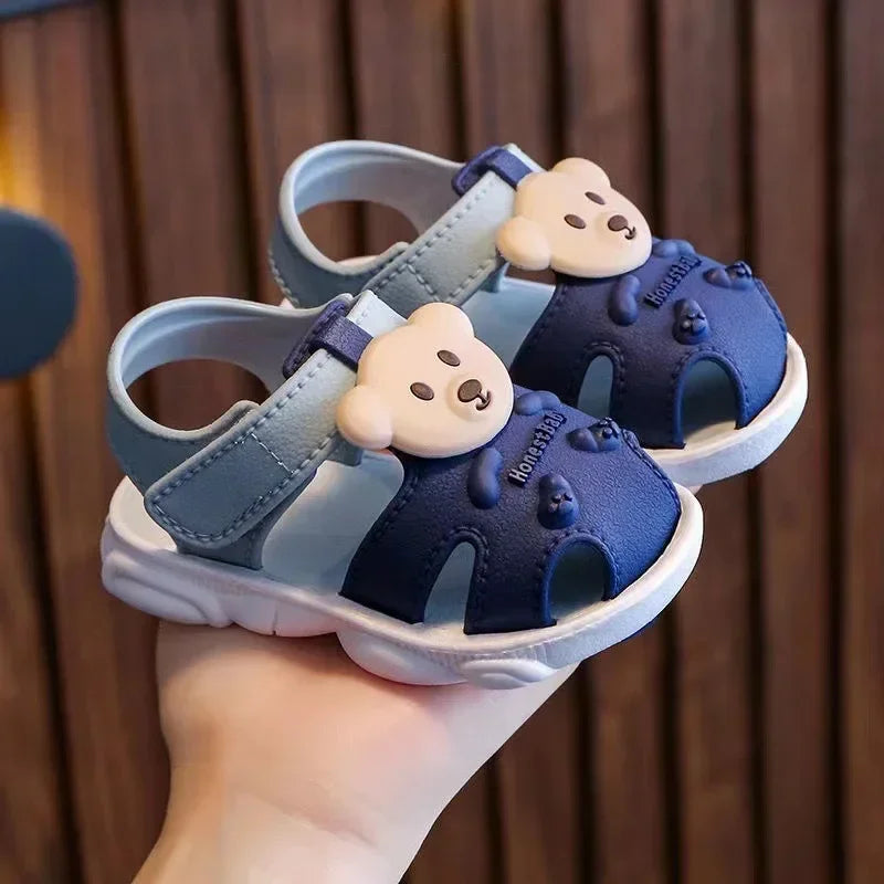 2024 Summer Baby Boys Girls Sandals - Children Beach Sandals Cartoon Infant Toddler Shoes - Comfortable Soft Sole Kids Student Shoes