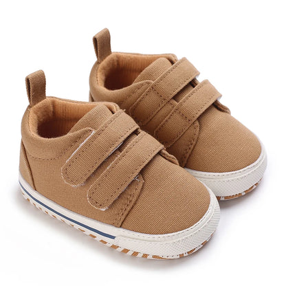 "VALEN SINA Fashion Casual Baby First Walkers – Newborn Kid Canvas Sneakers, Soft Sole Crib Shoes for Baby Boy & Girl, Prewalkers"