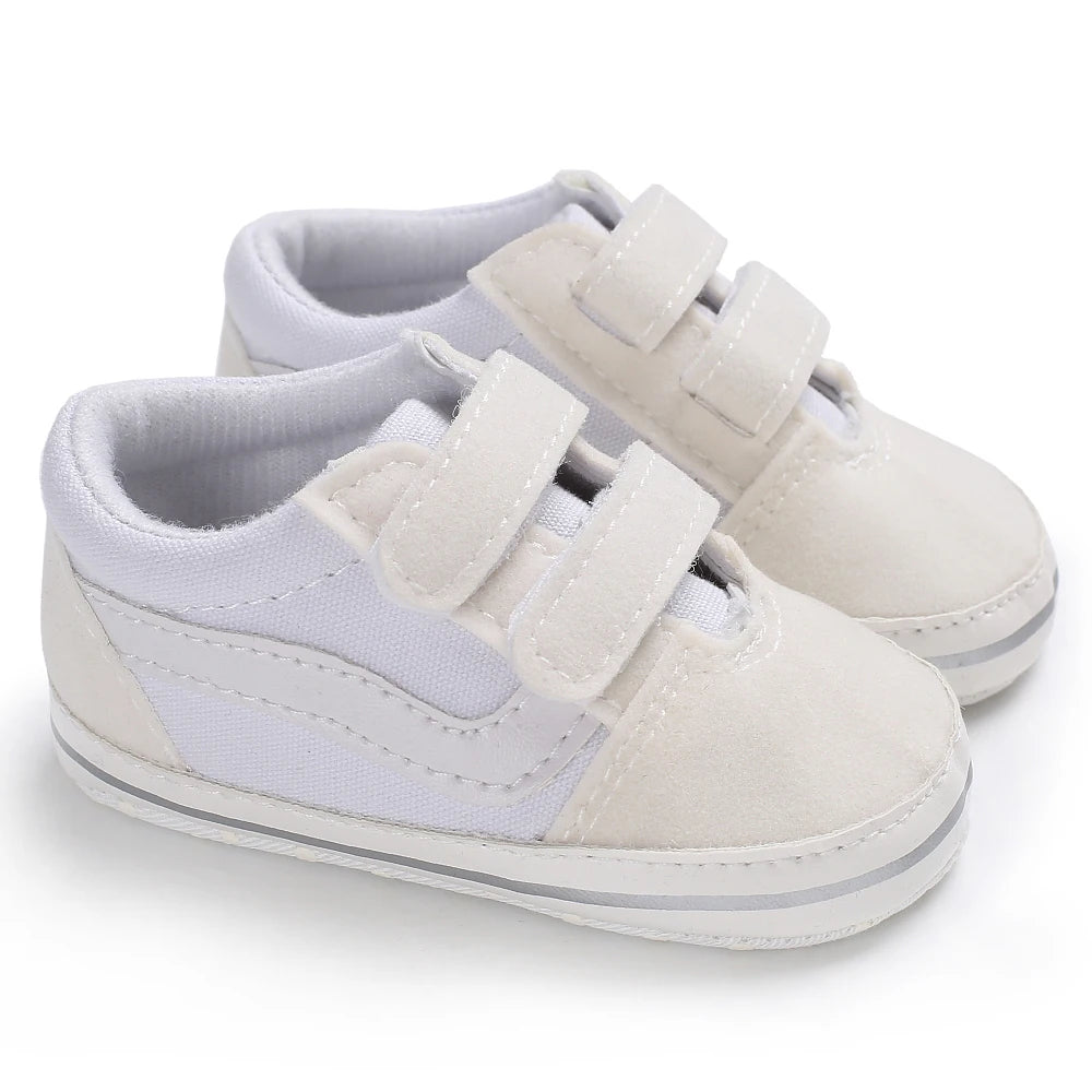"VALEN SINA Fashion Casual Baby First Walkers – Newborn Kid Canvas Sneakers, Soft Sole Crib Shoes for Baby Boy & Girl, Prewalkers"