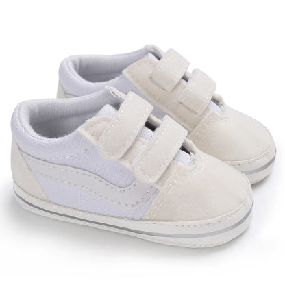 "VALEN SINA Fashion Casual Baby First Walkers – Newborn Kid Canvas Sneakers, Soft Sole Crib Shoes for Baby Boy & Girl, Prewalkers"