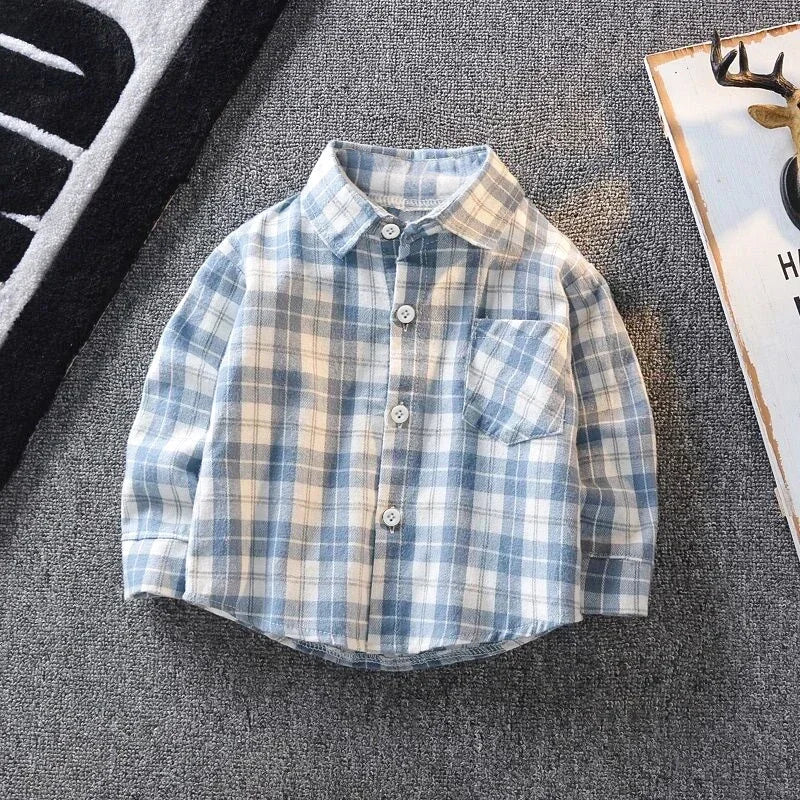 DIIMUU Spring Autumn Kids Baby Clothes - Cotton Shirt for Toddler Boys & Girls, Infant Tee Blouse for Children (1-5 Years)