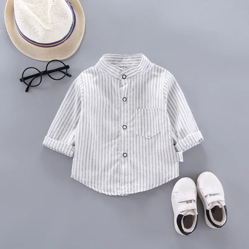 DIIMUU Spring Autumn Kids Baby Clothes - Cotton Shirt for Toddler Boys & Girls, Infant Tee Blouse for Children (1-5 Years)