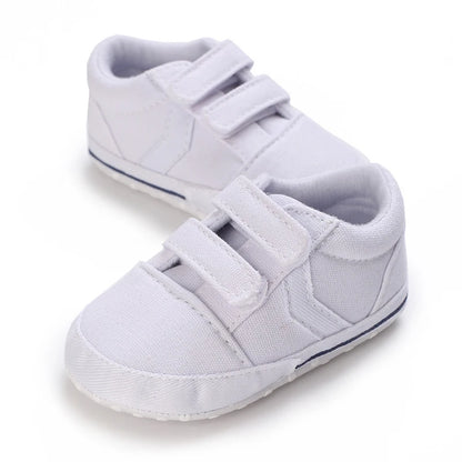 "VALEN SINA Fashion Casual Baby First Walkers – Newborn Kid Canvas Sneakers, Soft Sole Crib Shoes for Baby Boy & Girl, Prewalkers"