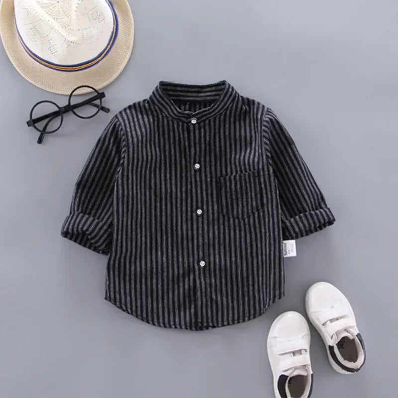 DIIMUU Spring Autumn Kids Baby Clothes - Cotton Shirt for Toddler Boys & Girls, Infant Tee Blouse for Children (1-5 Years)