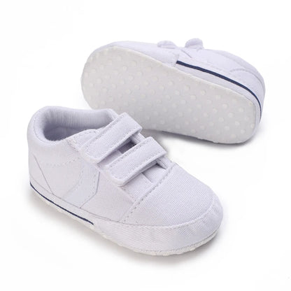 "VALEN SINA Fashion Casual Baby First Walkers – Newborn Kid Canvas Sneakers, Soft Sole Crib Shoes for Baby Boy & Girl, Prewalkers"