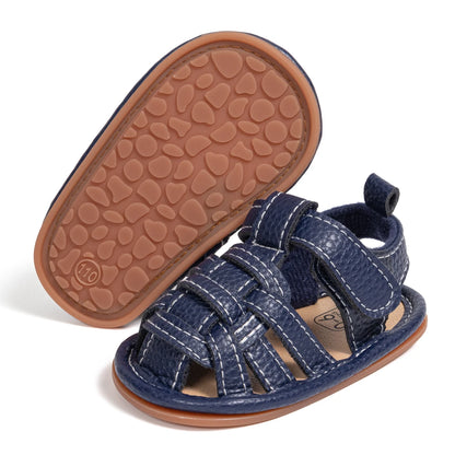 KID SUN Summer Breathable Baby Girls & Boys Sandals – Infant Casual Soft Rubber Sole, Anti-Slip Toddler Outdoor Walking Shoes"