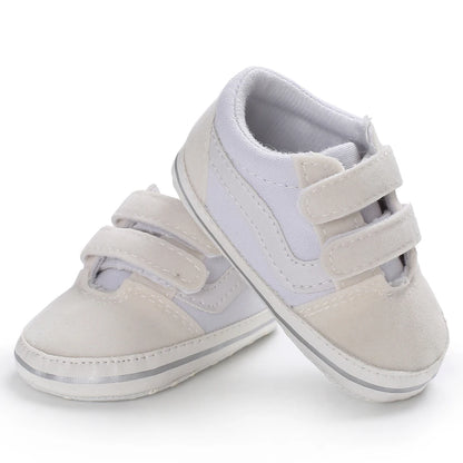 "VALEN SINA Fashion Casual Baby First Walkers – Newborn Kid Canvas Sneakers, Soft Sole Crib Shoes for Baby Boy & Girl, Prewalkers"