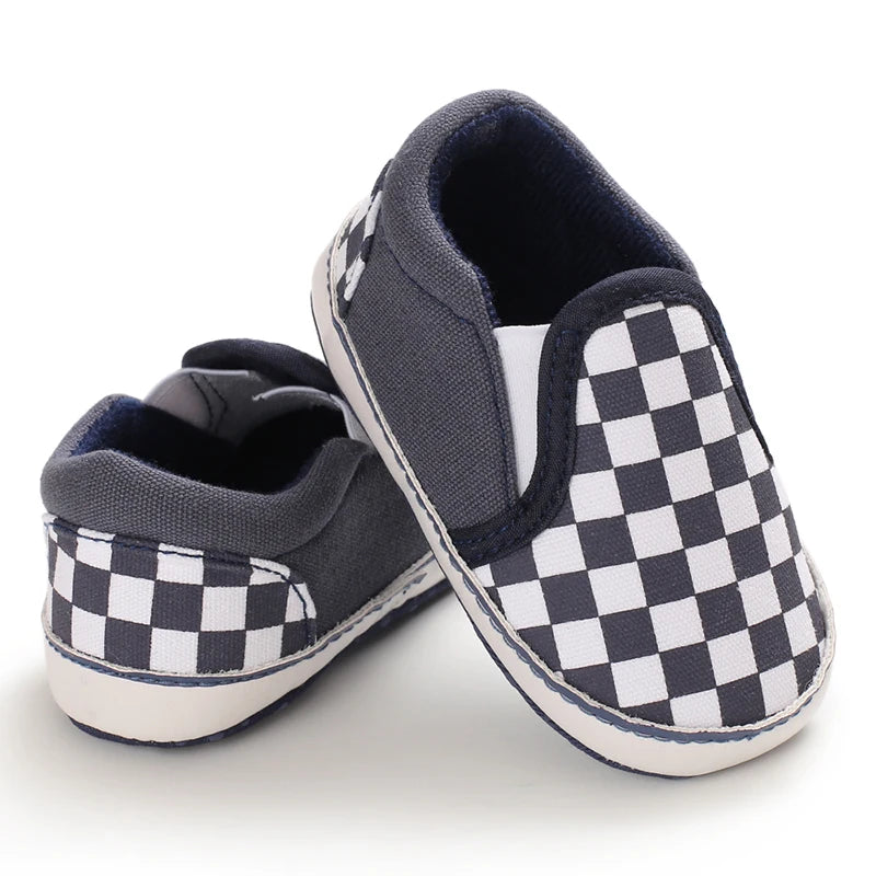 "VALEN SINA Fashion Casual Baby First Walkers – Newborn Kid Canvas Sneakers, Soft Sole Crib Shoes for Baby Boy & Girl, Prewalkers"