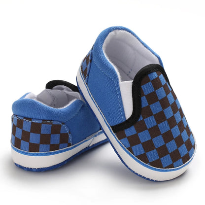 "VALEN SINA Fashion Casual Baby First Walkers – Newborn Kid Canvas Sneakers, Soft Sole Crib Shoes for Baby Boy & Girl, Prewalkers"