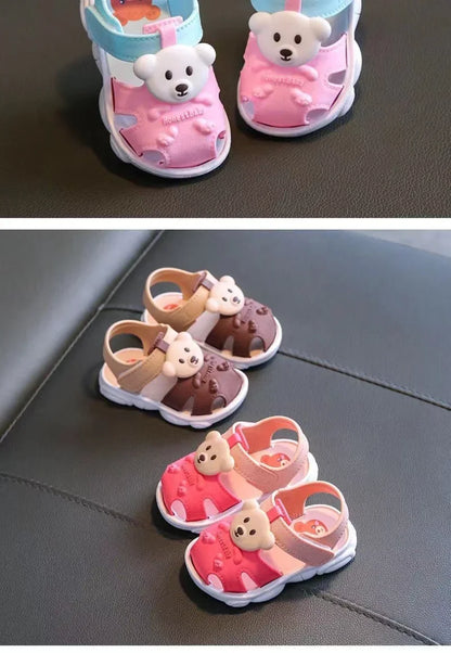 2024 Summer Baby Boys Girls Sandals - Children Beach Sandals Cartoon Infant Toddler Shoes - Comfortable Soft Sole Kids Student Shoes
