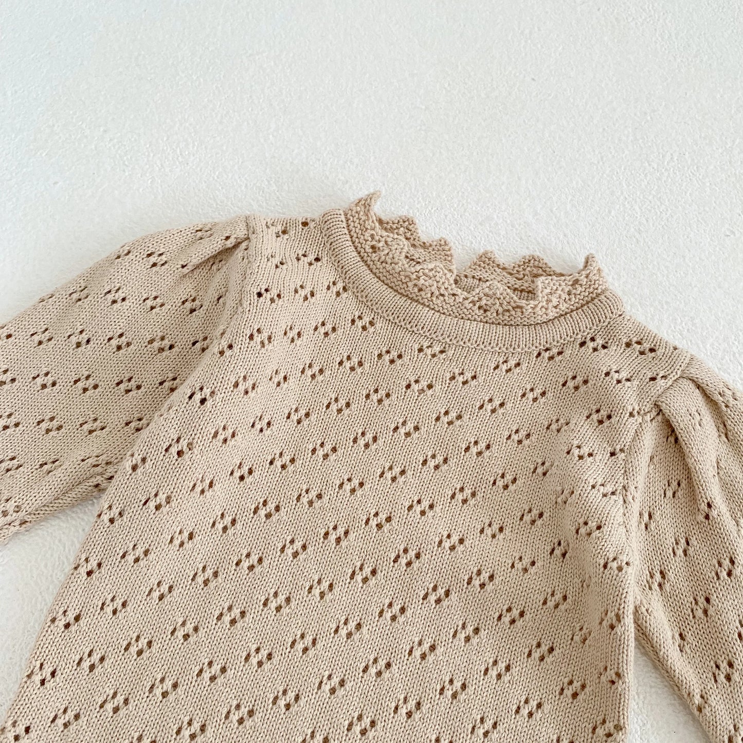 Newborn Baby Girls Long Sleeve Lace Sister Suit Knit Rompers Dress Tops Infant Jumpsuit Kids Baby Girls Rompers Clothes