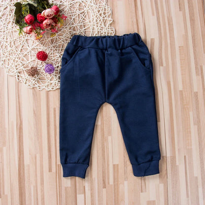 Casual Baby Pants, Toddler Boys & Girls Big Mouth Monster Trousers, Cute Cartoon Cotton Infant Clothing, Comfortable Kids Pants