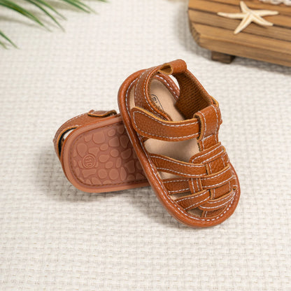 KID SUN Summer Breathable Baby Girls & Boys Sandals – Infant Casual Soft Rubber Sole, Anti-Slip Toddler Outdoor Walking Shoes"
