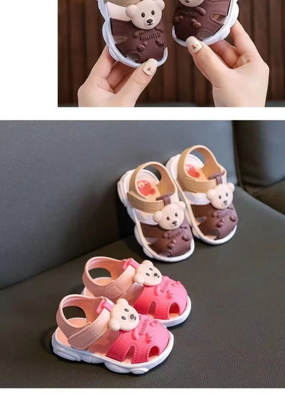 2024 Summer Baby Boys Girls Sandals - Children Beach Sandals Cartoon Infant Toddler Shoes - Comfortable Soft Sole Kids Student Shoes