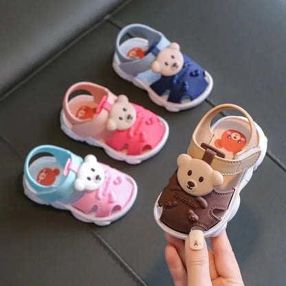 2024 Summer Baby Boys Girls Sandals - Children Beach Sandals Cartoon Infant Toddler Shoes - Comfortable Soft Sole Kids Student Shoes