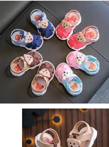2024 Summer Baby Boys Girls Sandals - Children Beach Sandals Cartoon Infant Toddler Shoes - Comfortable Soft Sole Kids Student Shoes
