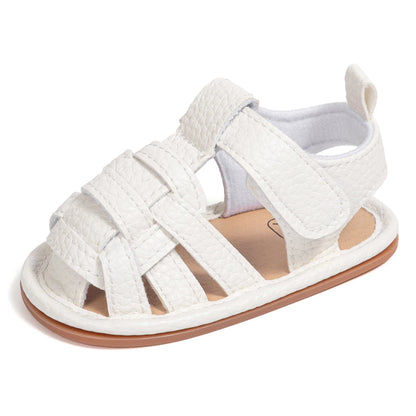 KID SUN Summer Breathable Baby Girls & Boys Sandals – Infant Casual Soft Rubber Sole, Anti-Slip Toddler Outdoor Walking Shoes"