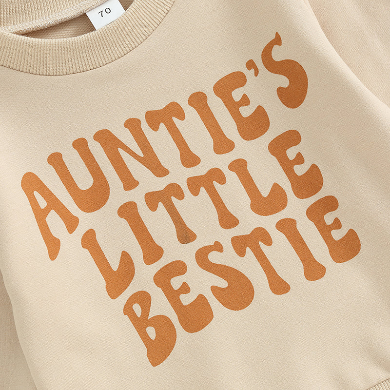 Pudcoco Toddler Baby Girl Clothes 2Pcs Outfit, Long Sleeve Letter Print Sweatshirt & Jogger Pants Set, Cute Infant Clothing for 0-3T"