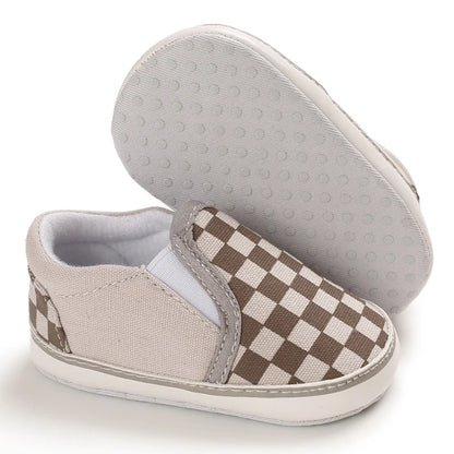 "VALEN SINA Fashion Casual Baby First Walkers – Newborn Kid Canvas Sneakers, Soft Sole Crib Shoes for Baby Boy & Girl, Prewalkers"