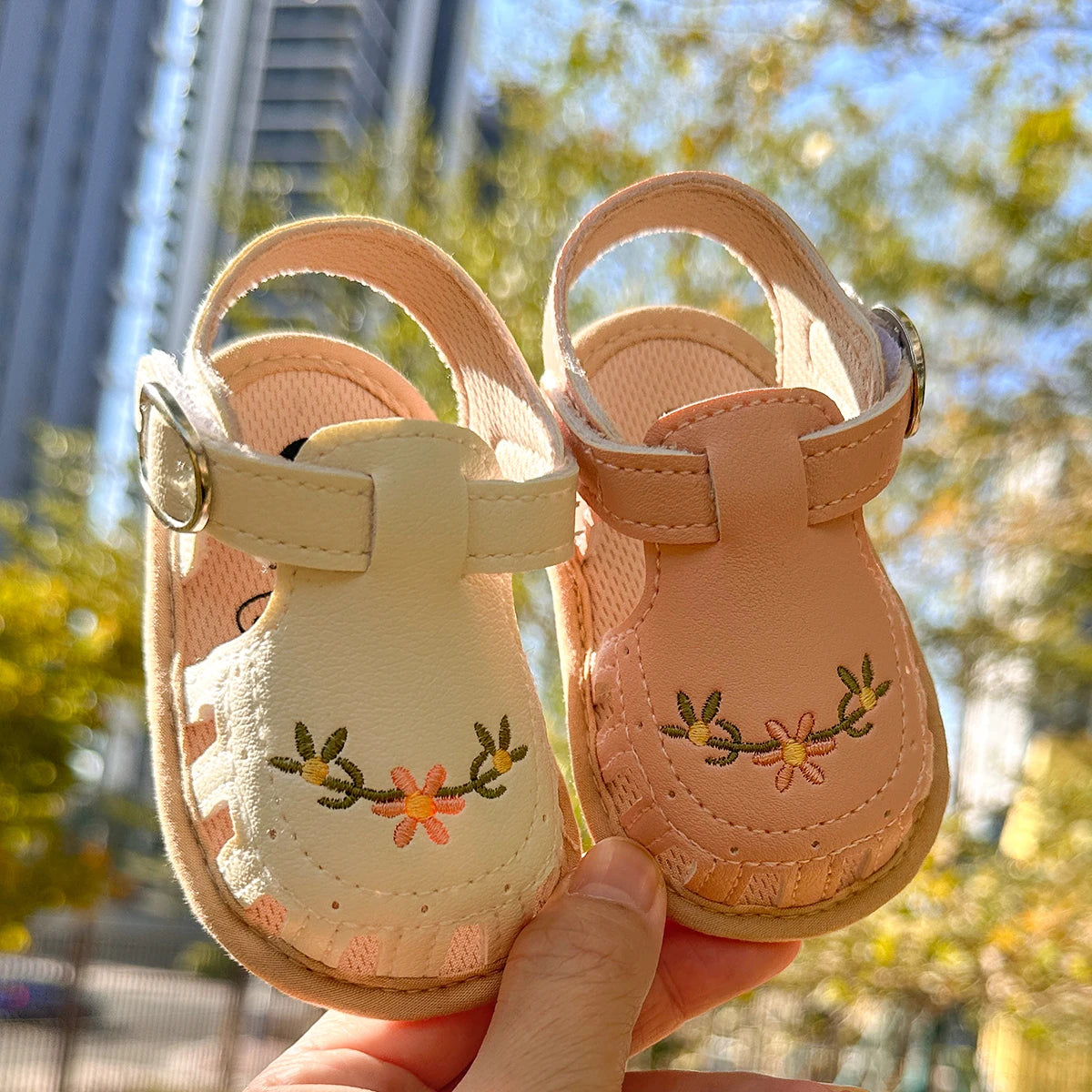 "Infant Baby Boys Girls Sandals, Summer Baby Wedding Dress Flat Shoes, Newborn Crib Shoes, First Walkers Prewalkers Shoes"