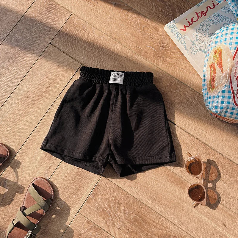 2-10T Summer Cotton Infant Boy Girl Shorts Toddler Kids Baby Clothes Casual Plain Loose Children's Shorts Outfit