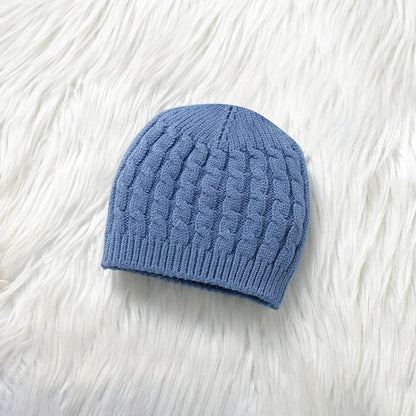 Newborn Baby Clothing Set Knit Infant Boy Sweater + Pants + Hat Long Sleeve Warm Autumn Toddler Pullover Trousers Bonnet 0-9M 3PCS