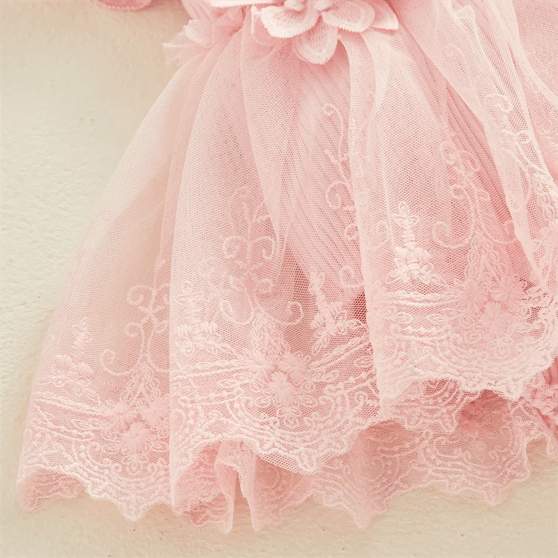 Giggles And Grab 3D Baby & toddler outfits 3D Flower Baby Girls Summer Romper & Headband Set"