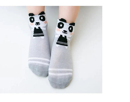 Giggles And Grab 5Pairs/lot 0-2Y Infant Baby Socks Baby Socks for Girls Cotton Mesh Cute Newborn Boy Toddler Socks Baby Clothes Accessories