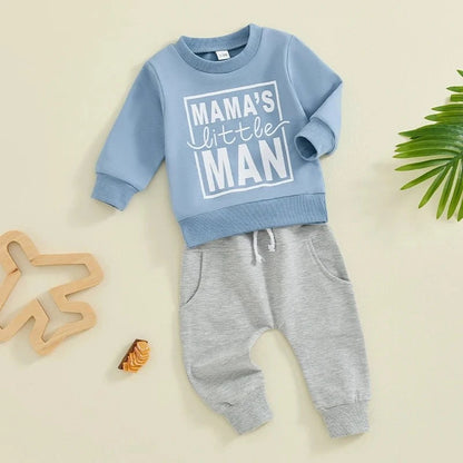 Giggles And Grab Baby boy fall clothes Lioraitiin Toddler Baby Boy Fall Clothes – Letter Print Long Sleeve Sweatshirt & Elastic Pants 2-Piece Outfit"