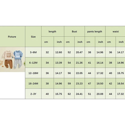 Giggles And Grab Baby boy fall clothes Lioraitiin Toddler Baby Boy Fall Clothes – Letter Print Long Sleeve Sweatshirt & Elastic Pants 2-Piece Outfit"