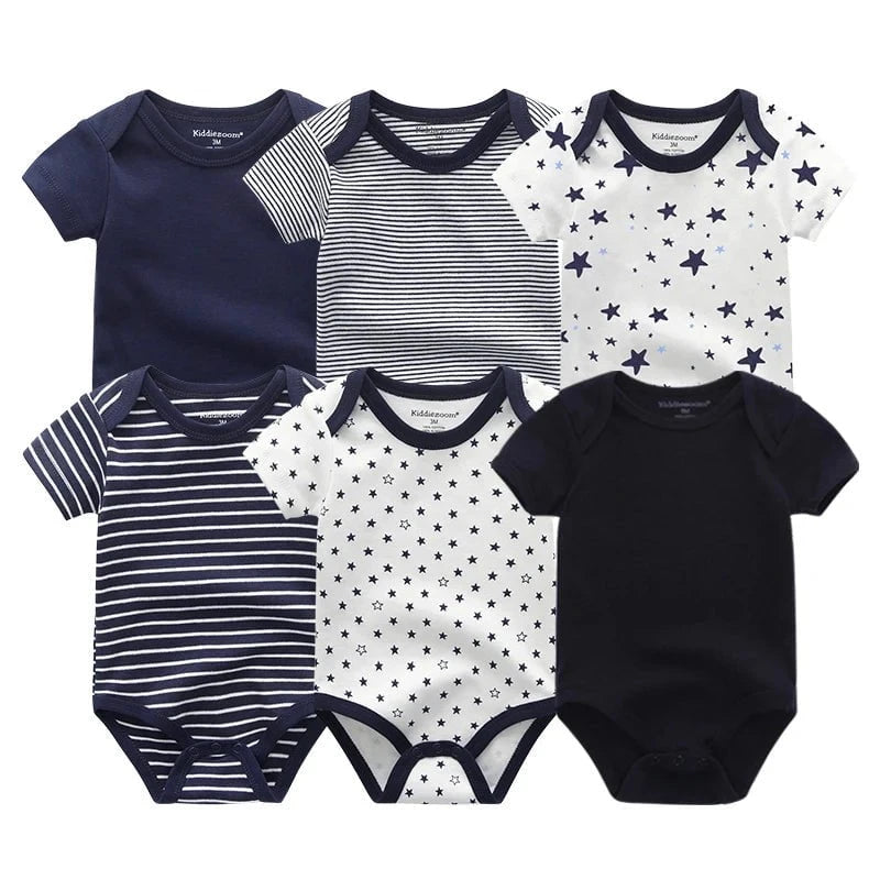 Giggles And Grab Baby clothes Baby Bodysuits 17 / 12M Baby Girl Jumpsuit 6Pcs/Lot – Cartoon Body Suit Spring Summer Toddler Boys Romper & Newborn Outfits Set, Cotton Infant Clothes"