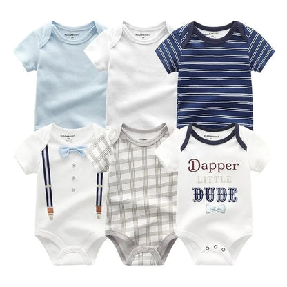 Giggles And Grab Baby clothes Baby Girl Jumpsuit 6Pcs/Lot – Cartoon Body Suit Spring Summer Toddler Boys Romper & Newborn Outfits Set, Cotton Infant Clothes"