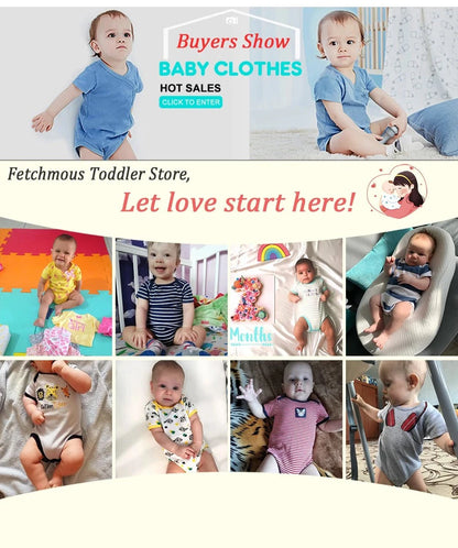 Giggles And Grab Baby clothes Baby Girl Jumpsuit 6Pcs/Lot – Cartoon Body Suit Spring Summer Toddler Boys Romper & Newborn Outfits Set, Cotton Infant Clothes"