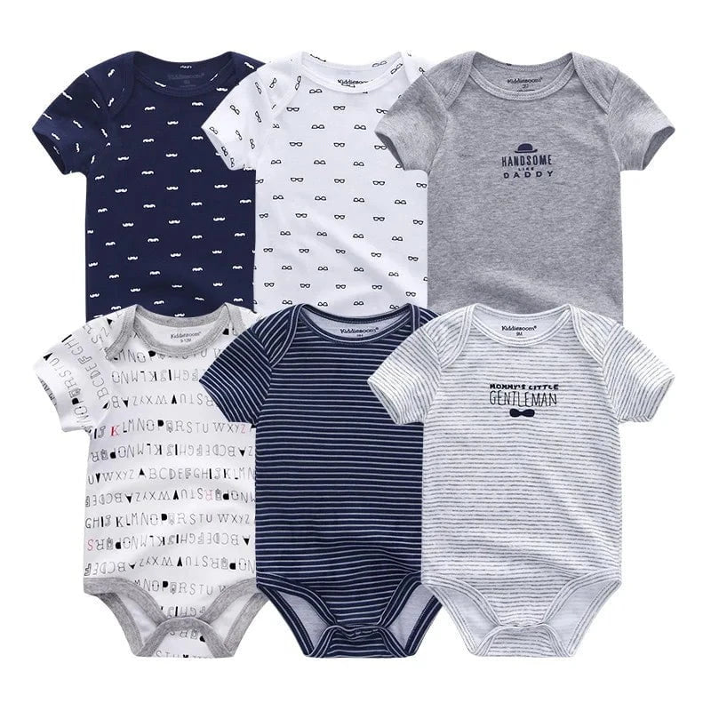 Giggles And Grab Baby clothes Baby Girl Jumpsuit 6Pcs/Lot – Cartoon Body Suit Spring Summer Toddler Boys Romper & Newborn Outfits Set, Cotton Infant Clothes"
