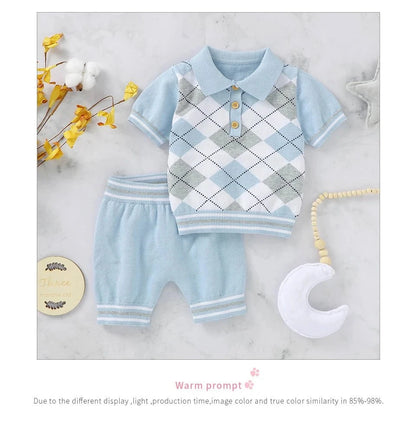Giggles And Grab Baby summer clothes Summer Baby Short Sleeves Clothes Sets Fashion Tops + Pants Toddler Boys Girls Outfits Suits 2pcs Newborn Infant Clothing 0-18M"