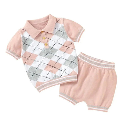 Giggles And Grab Baby summer clothes Summer Baby Short Sleeves Clothes Sets Fashion Tops + Pants Toddler Boys Girls Outfits Suits 2pcs Newborn Infant Clothing 0-18M"