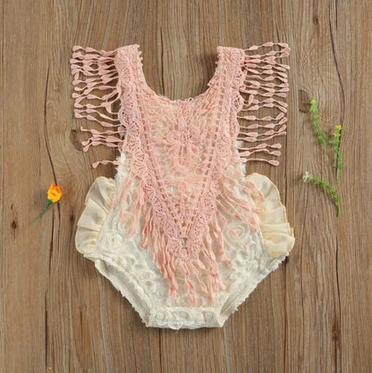 Giggles And Grab Baby & Toddler Outfits H / 80 New Cute Newborn Infant Baby Girl Summer Cotton Clothes Lace Ruffles Bodysuit Sunsuit Outfits Clothes"