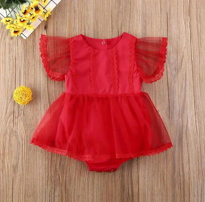 Giggles And Grab Baby & Toddler Outfits I / 70 New Cute Newborn Infant Baby Girl Summer Cotton Clothes Lace Ruffles Bodysuit Sunsuit Outfits Clothes"