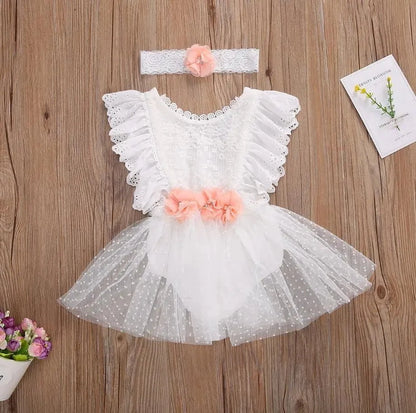 Giggles And Grab Baby & Toddler Outfits J / 60 New Cute Newborn Infant Baby Girl Summer Cotton Clothes Lace Ruffles Bodysuit Sunsuit Outfits Clothes"