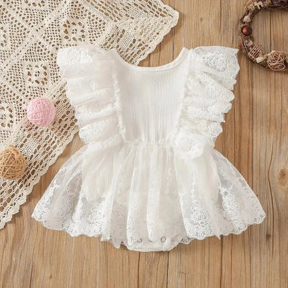 Giggles And Grab Baby & Toddler Outfits N / 60 New Cute Newborn Infant Baby Girl Summer Cotton Clothes Lace Ruffles Bodysuit Sunsuit Outfits Clothes"
