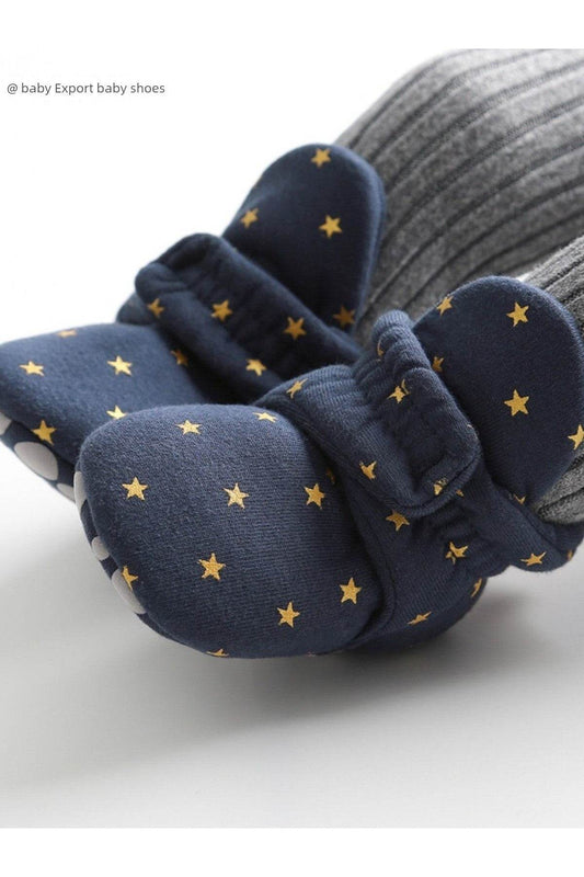 0-1 Year Old Spring & Fall Winter High Top Soft Sole Warm Shoes - Baby Precaution Footwear - Giggles And Grab