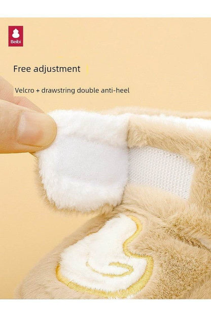 Babi Winter Small-Month Heattech Soft-Soled Baby Shoes - Warm Footwear for Infants - Giggles And Grab