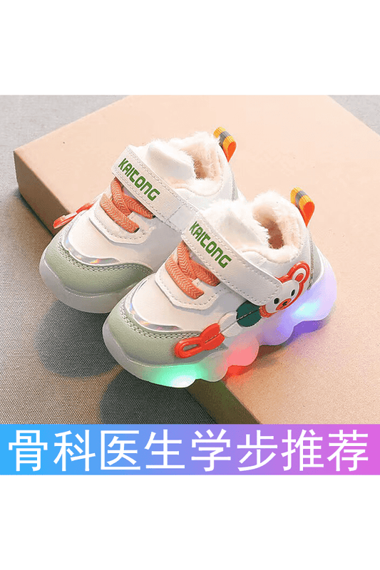 Baby Toddler Shoes - Fleece Lined Padded Warm Cotton Shoes for Fall & Winter, New Arrival Boys & Girls Light Sports Baby Shoes - Giggles And Grab