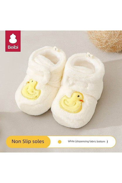 Babi Winter Small-Month Heattech Soft-Soled Baby Shoes - Warm Footwear for Infants - Giggles And Grab